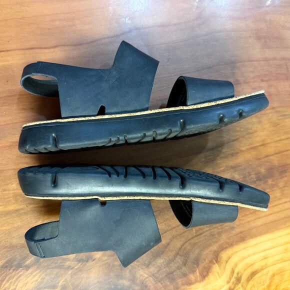 Camper Oruga Sandals 40 US 10 Leather Cork Footbed Buckle - Picture 5 of 6